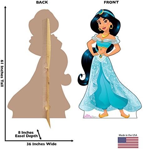 Karton İnsanlar Yasemin Yaşam Boyu Karton Kesme Standup-Disney Prenses Dostluk Maceraları