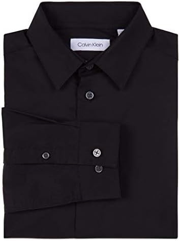 Calvin Klein Erkek Çocuk Uzun Kollu Slim Fit Düğmeli Elbise Gömlek