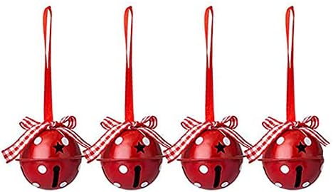 Noel Jingle Bells Süsler Jingle Bells Küçük Zanaat Bells DIY Boyalı Kolye Noel Bells Süsler Mini Jingle Bell Noel Ağacı Asılı