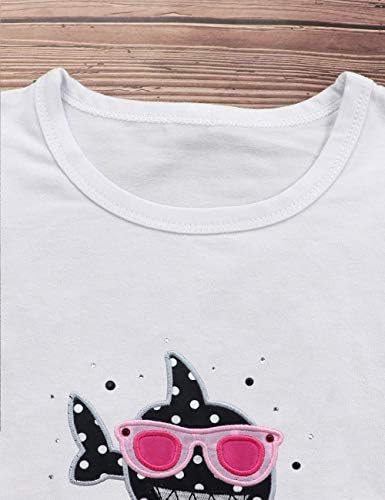 Bebek Kız Doğum Günü Köpekbalığı ve Doo Doo Doo T-Shirt + Tutu Elbise 3rd Doğum Günü Kıyafet Seti 3 T