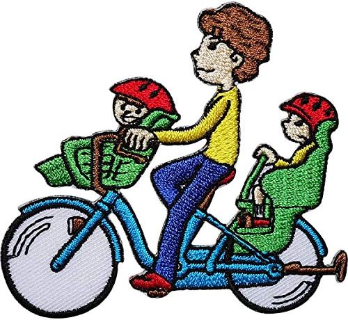 Bisiklet İşlemeli Demir / Yama Dikmek Ön Arka Çocuk Bisiklet Koltuğu Çocuk Rozeti