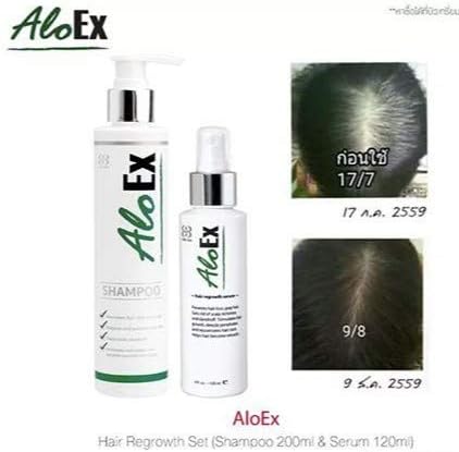 Çift Set AloEx Saç Çıkma Serum 120 ml Anti Saç Güz Teşvik Watsons Frangipani ve Yumurta Proteini Şampuan 100 ml. DHL tarafından