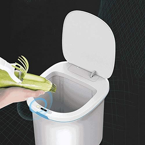 YFQHDD Yaratıcı Elektrikli çöp tenekesi Ev Indüksiyon çöp tenekesi Kapaklı Akıllı Fotoselli Mutfak Tuvalet çöp tenekesi (Boyut