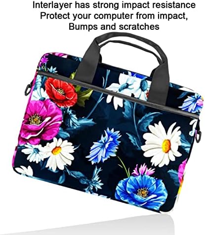 Çiçek Çiçek laptop çantası Kadınlar için Messenger omuzdan askili çanta 14.5 İn Laptop taşıma çantası İş Evrak Çantası Erkekler