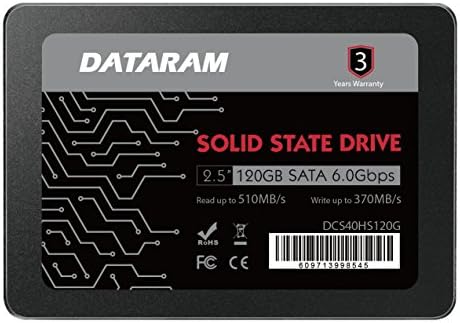DATARAM 120 GB 2.5 SSD Sürücü Katı Hal Sürücü HP PROBOOK 470 G4 ile Uyumlu