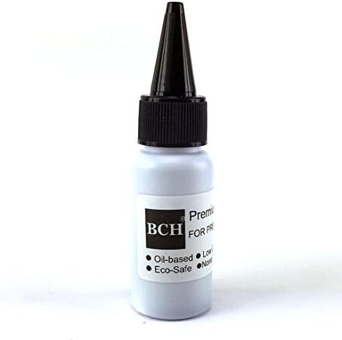 Siyah Damga Dolum Mürekkep tarafından BCH - Yağ Bazlı için Rulo Damga veya Önceden Mürekkeplenmiş Kauçuk Jel Pedleri-20 ml Şişe