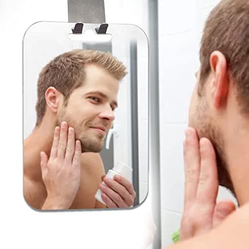 Fogless duş Aynası Fogless tıraş Aynası Kırılmaz Akrilik Tıraş makyaj aynası Jilet Tutucu ile