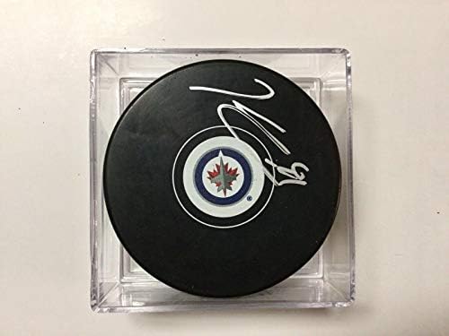Kyle Connor İmzalı İmzalı Winnipeg Jets Hokey Diski a-İmzalı NHL Diskleri