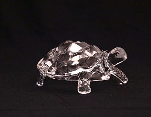 Creativegifts Büyük Kristal Kaplumbağa Vastu Sanat / Feng Shui-Evin Sağlam Ve Güçlü Kalmasını Sağlar + Ücretsiz Rudraksha Bilezik