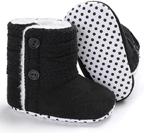KONFA Yürüyor Bebek Bebek Erkek Kız Yumuşak Taban Kar Botları,0-18 Ay için, Prim Sıcak Tutmak Beşik Ayakkabı