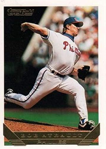 1993 Topps Altın Beyzbol 126 Bob Ayrult Philadelphia Phillies Topps Şirketinden Resmi MLB Ticaret Kartı