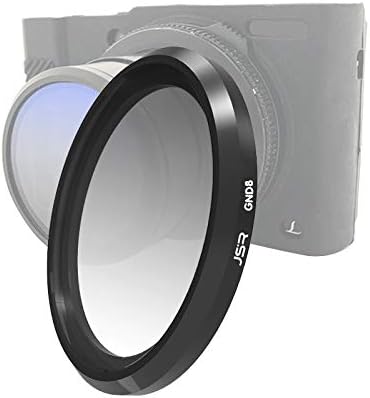 JIN-US JİNAccessories Degrade GND8 Lens Filtre Panasonic LUMİX LX10 Elektronik Kamera Aksesuarları için Uyumlu