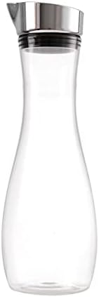 SJCKL Akrilik Şeffaf Meyve Suyu Şişesi 1.2 L Şeffaf meyve suyu şişesi su sürahisi meyve suyu sürahisi Kapaklı
