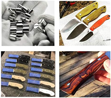 Corby Cıvata Bağlantı Elemanları, 10 Takım / grup, EDC Bıçaklar Maker Vidalar, Taktikleri Kilit Perçin, DIY Bıçak Sapı Raptiye