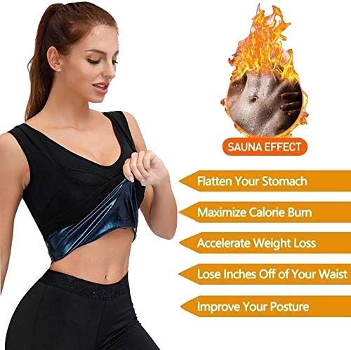 Kaos Beslenme Dişli Neopren Ter Sauna Tank Kadınlar için Tops, Kilo Kaybı, Sauna Ter Egzersiz, Sliming Suit