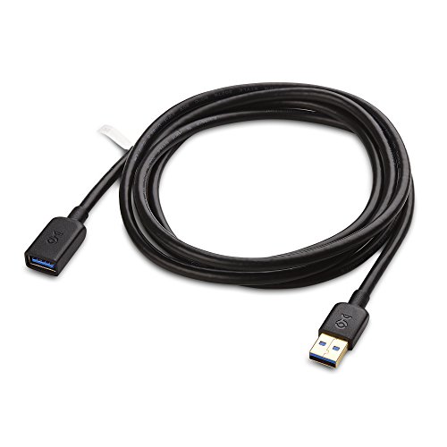 2'li Paket USB'den USB'ye Uzatma Kablosu 6 ft (USB 3.0 Uzatma Kablosu/USB Genişletici) Web Kamerası, VR Kulaklık, Yazıcı, Sabit