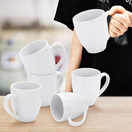 6 Set Kahve Kupalar-16 OZ Seramik Kupalar Kahve fincanları Set Porselen Kupa Setleri Espresso Fincanları Cappuccino Kupalar için