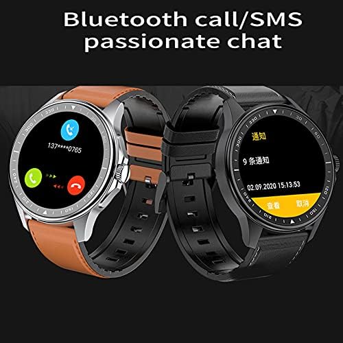 QFSLR akıllı saat, 1.3 Dokunmatik Ekran Smartwatch, spor ızci ile nabız monitörü, Bluetooth Çağrı ile nabız monitörü Kan Basıncı