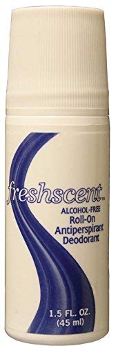 Yeni Dünya İthalatı D15C Freshscent Terlemeyi Önleyici Roll-On Deodorant, 1.5 oz. Şeffaf Şişe, Alkolsüz (96'lık Paket)