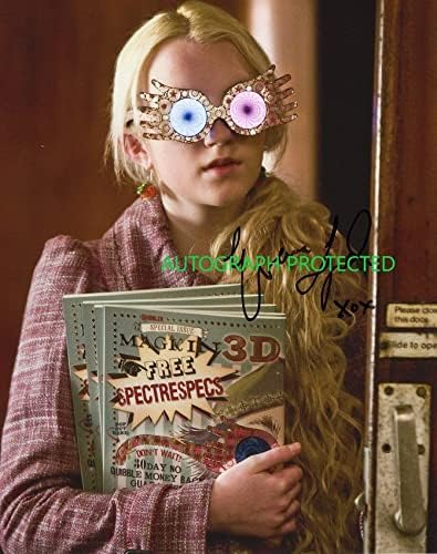 Luna Lovegood olarak Evanna Lynch 8 inç x 10 inç Harry Potter fanx İmza smtg