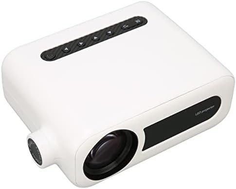 FASJ ev sinema projektörleri, 1080 P Küçük Taşınabilir Taşınabilir Ofis Ev Projektör Yüksek Çözünürlüklü 35-200 inç Film İzlemek
