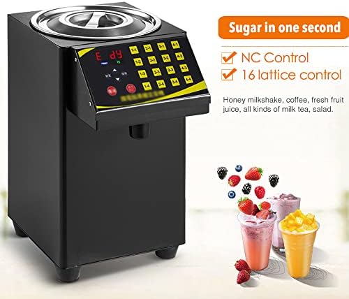 Otomatik Fruktoz Dağıtıcı, Paslanmaz Çelik Şurup Dağıtıcılar, 9L Kabarcık Çay Fruktoz Kantitatif Makinesi, LCD ekran, meyve Şekeri