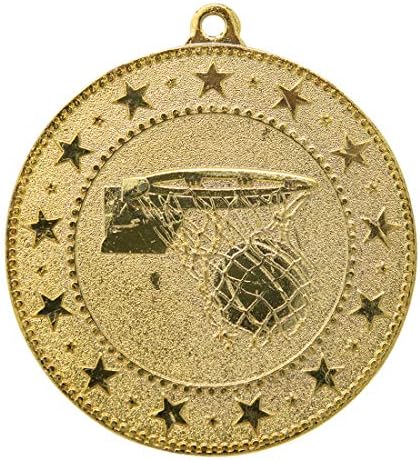 Ekspres Madalyalar Bilek Bantları ve Her Kupa ile Altın Madalya ve Kurdele İçeren 1 ila 12 Paket Erkek Basketbol Kupası Ödül