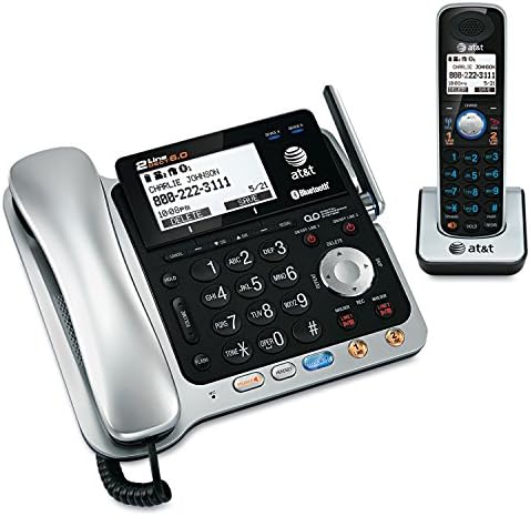 AT & T TL86109 TL86009 2 Telsiz Telefonlar Şarj Cihazları 1.9 GHz Kablolu Telsiz Telefon Combo
