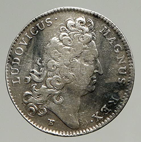 1714 FR 1714 FRANSA Kralı LOUİS XIV Barış Sel Tresor Roy para İyi