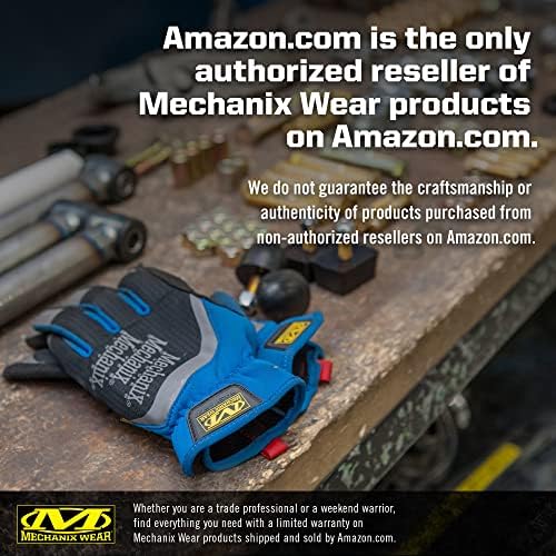 Mechanix Wear: SpeedKnit Darbeli İş Eldivenleri-13 Ayar Kabuk, Yüksek El Becerisi PU Kavrama, TPR El Koruması (Büyük / X-Büyük,