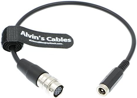 Alvin'in Kabloları 12 Pin Hirose GH4 Güç B4 2/3 Kamera Lensi için DC 12v Dişi Kablo