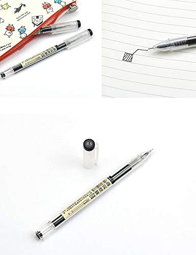Sencoo 12 paket Siyah Jel mürekkep kalemi Ekstra Ince Nokta Kalemler Tükenmez kalem 0.35 mm Siyah Ofis Okul Kırtasiye Öğrencileri