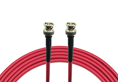 AV Kabloları 3G / 6G HD SDI Mini RG59 BNC Kablosu-Belden 1855a (1,5 ft, Kırmızı)