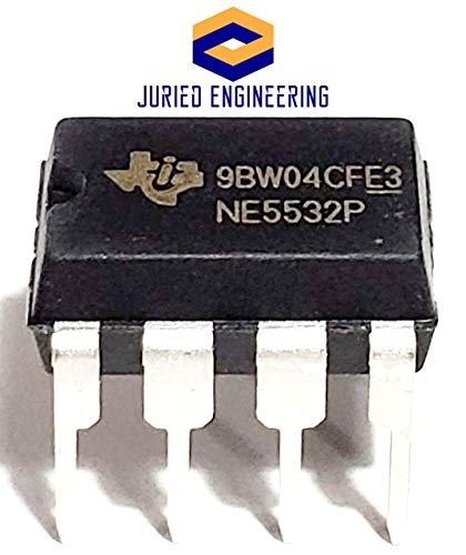 Jürili Mühendislik NE5532P NE5532 Çift Düşük Gürültü Yüksek Hızlı Ses Operasyonel Amplifikatör Op Amp Breadboard Dostu IC DIP-8