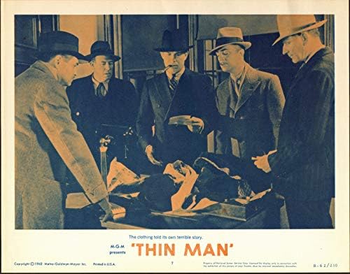 INCE ADAM orijinal MGM lobi kartı WİLLİAM POWELL / NATE PENDLETON 11x14 Film Afiş