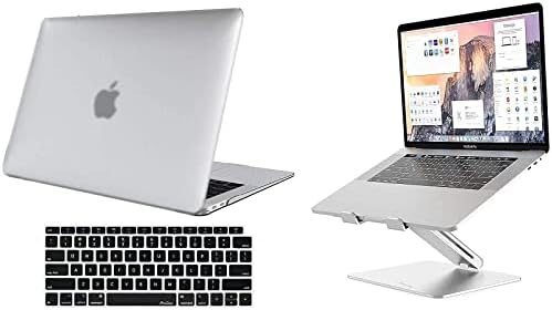 ProCase MacBook Hava 13 İnç Kılıf 2020 2019 2018 Yayın A2179 A1932, ince Sert Kabuk Koruyucu Kapak Paketi ile Metal laptop standı,