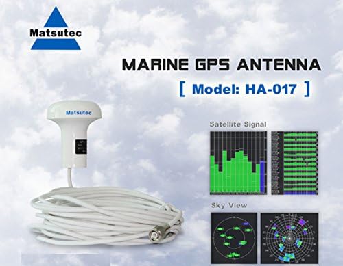 10 Metre Kablo ile Matsutec HA-017 Deniz GPS Anteni