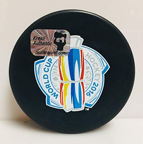 David Krejci Boston Bruins Dünya Hokey Kupası Çek Hokey Diski İmzaladı