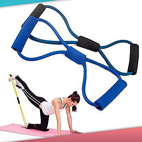 Eğitim Direnç Bantları Halat Tüp Egzersiz Egzersiz için Yoga 8 Tipi Moda Vücut Fitness (Rastgele Renk) Broadfashion tarafından