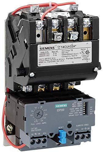 Siemens 14CUB32WH Ağır Hizmet Tipi Motor Marşı, Katı Hal Aşırı Yükü, Otomatik / Manuel Sıfırlama, Açık Tip, NEMA 4 / 4X Paslanmaz