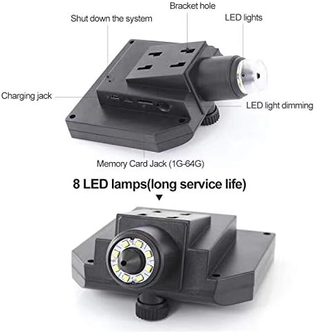 CESULİS Mikroskop 1-600x 3.6 MP USB Dijital Elektronik Mikroskop Taşınabilir 8 LED VGA Mikroskop ile 4.3 HD OLED Ekran PCB Anakart