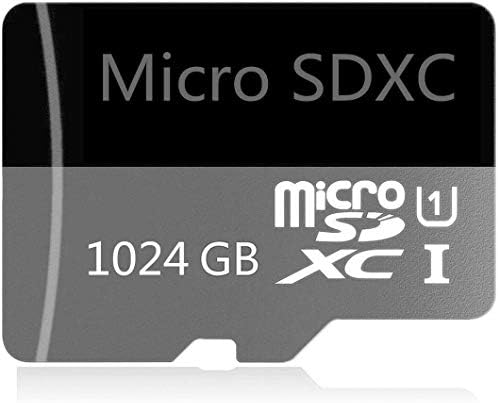 1024 GB Micro SD SDXC Kart Yüksek Hızlı Sınıf 10 SDXC Kart TF Hafıza Kartı Adaptörü ile (A-1024 GB)