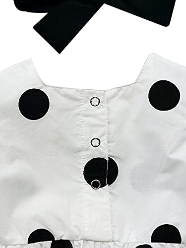 Suolongsama Yenidoğan Bebek Kız Baskı Romper Elbise Polka Dot Puf Kısa Kollu Onesies Bodysuit Tulum 2 ADET Yaz Kıyafetler