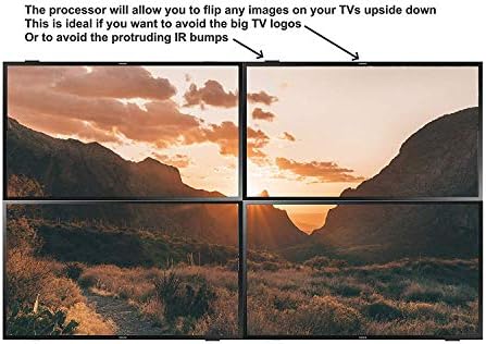 2x2 HDMI Video Duvar İşlemcisi (2020 Versiyonu) HD TV 1080 P Matris Denetleyici Splicer Splitter Ekran 2x2 2x1 1x2