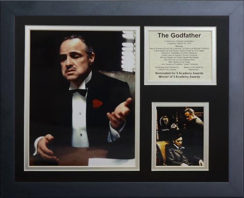 Efsaneler Asla Ölmez Godfather II Çerçeveli Fotoğraf Kolajı, 11 x 14 inç