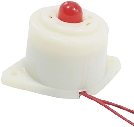 X-DREE BJ-3 AC 220 V Endüstriyel Kırmızı LED Yanıp Sönen Alarm Buzzer Siren 100dB(BJ-3 AC 220 V Endüstriyel Rojo LED İntermitente