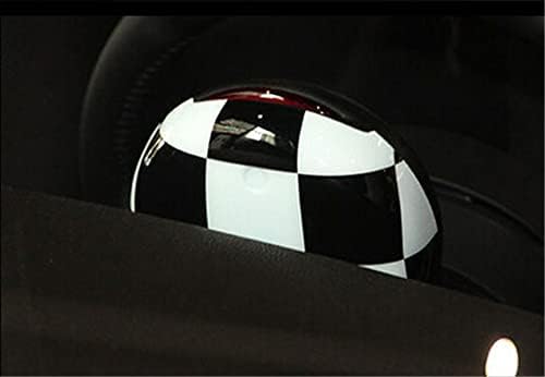 Dekorasyon Aksesuarları Kapak Cap Vaka Mini Cooper R58 Coupe 2006-2014 ile Uyumlu (Siyah Renk, İç Dikiz Aynası 2007-2012)