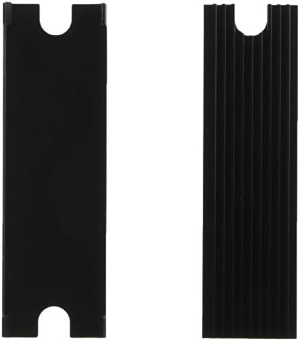 Thermal Grizzly NVMe M. 2 SSD Soğutucu - 2x Termal Ped, Estetik Siyah Renk, SSD Soğutucu M. 2-M. 2 2280 Katı Hal Sürücüsünün