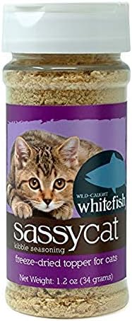 Herbsmith Sassy Cat Kibble Baharat-Seçici Yiyiciler için Kedi Maması Topper-Made in USA