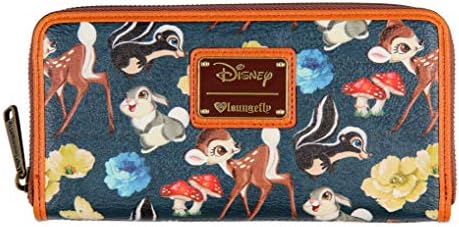 Loungefly x Disney Bambi Ve Arkadaşları Cüzdanın Etrafında Zıplıyor